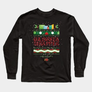Gangsta Wrapper Funny Christmas Long Sleeve T-Shirt